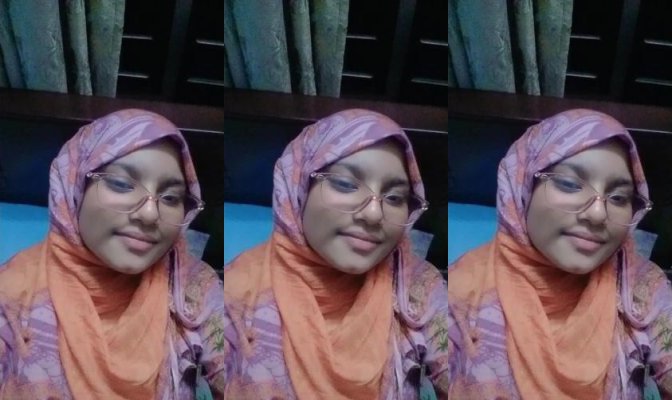 Cute Young GF Pressing Boobs